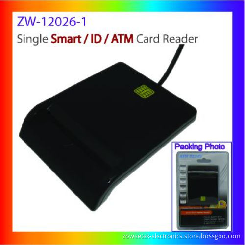 Ccid USB Smart Card Reader/Writer for ID Card ATM (ZW-12026-1)